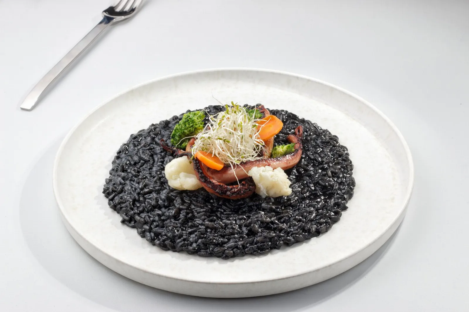 Arroz negro con sepia
